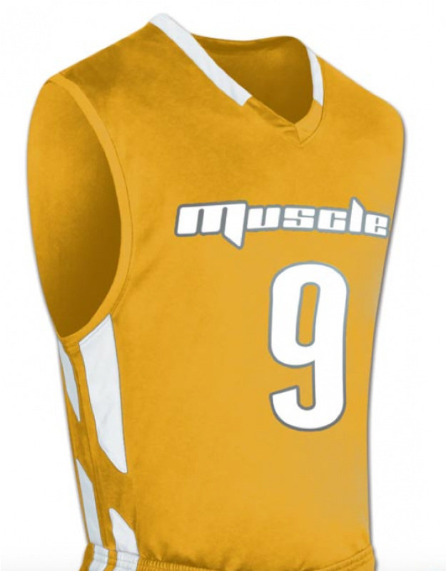 Gold White Womens Champro Dri Gear Basketball Jersey - Light Blue Basketball Jersey Design (800x800), Png Download