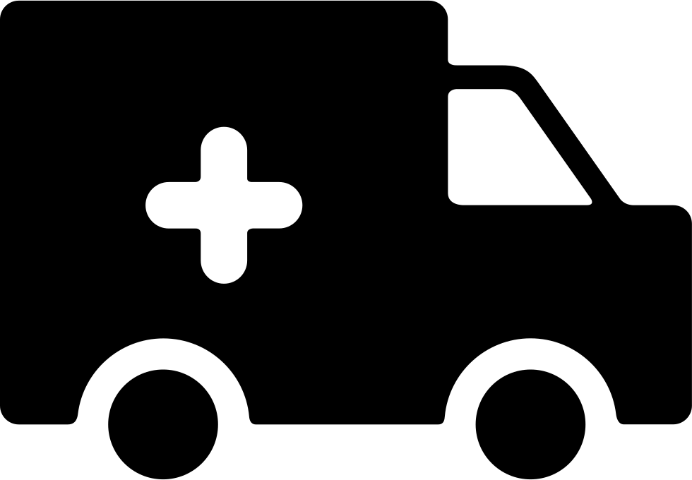 Ambulance Silhouette At Getdrawings - Emergency Room Icon (980x680), Png Download