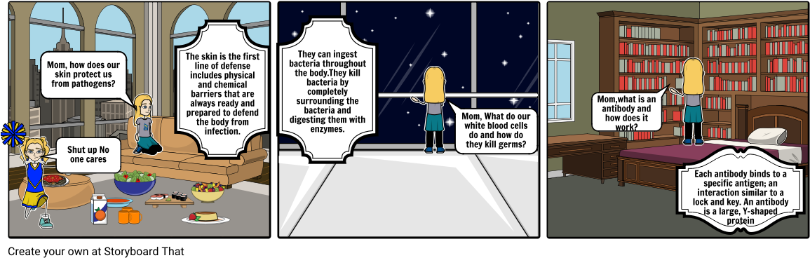 Germs - Cartoon (1164x385), Png Download