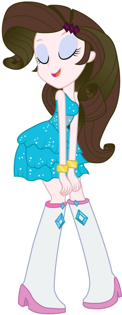Chickiegirl123, Equestria Girls, Rarity, Safe, Simple - Equestria Girls Rarity (400x1029), Png Download