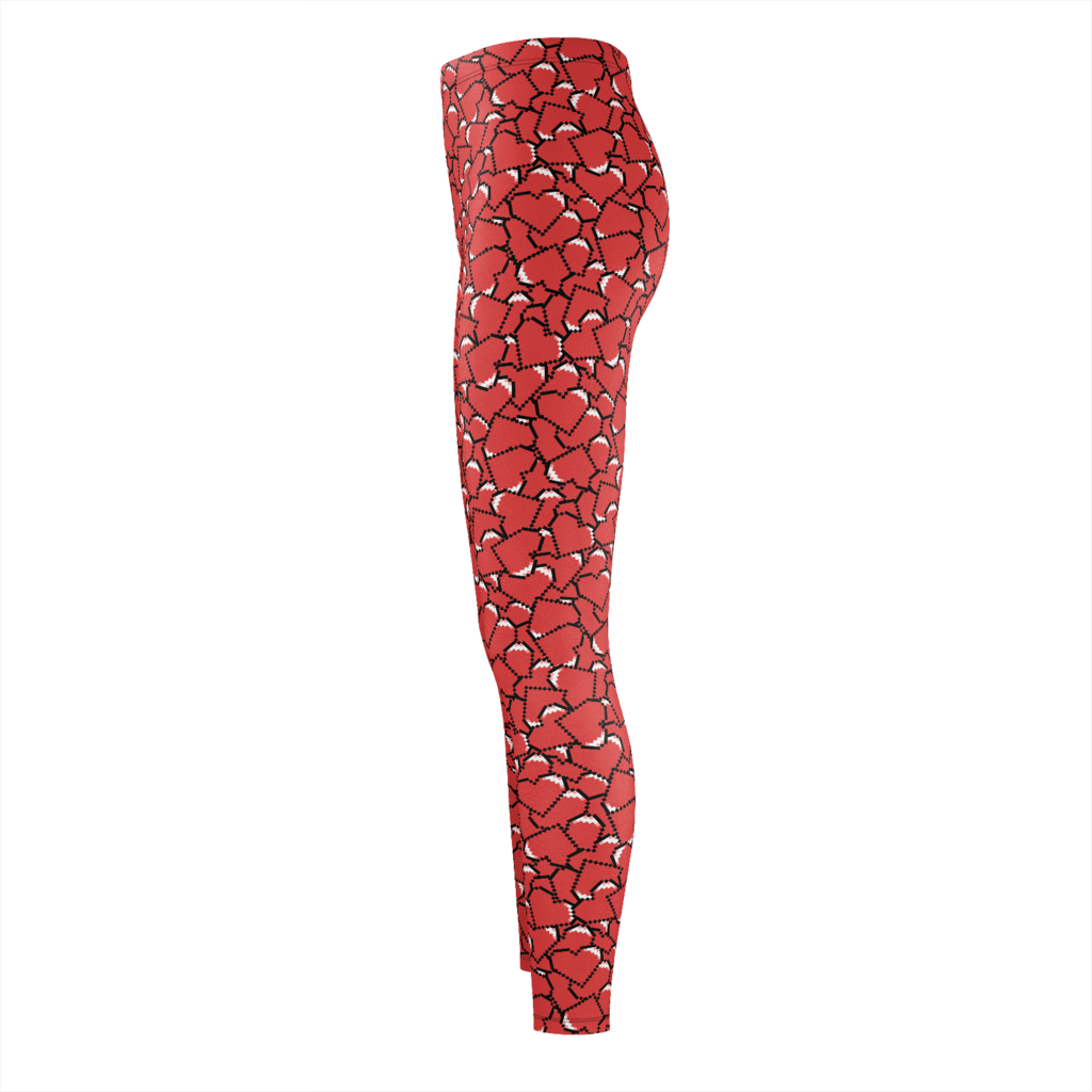 Pixel Heart Leggings - Leggings (1024x1024), Png Download