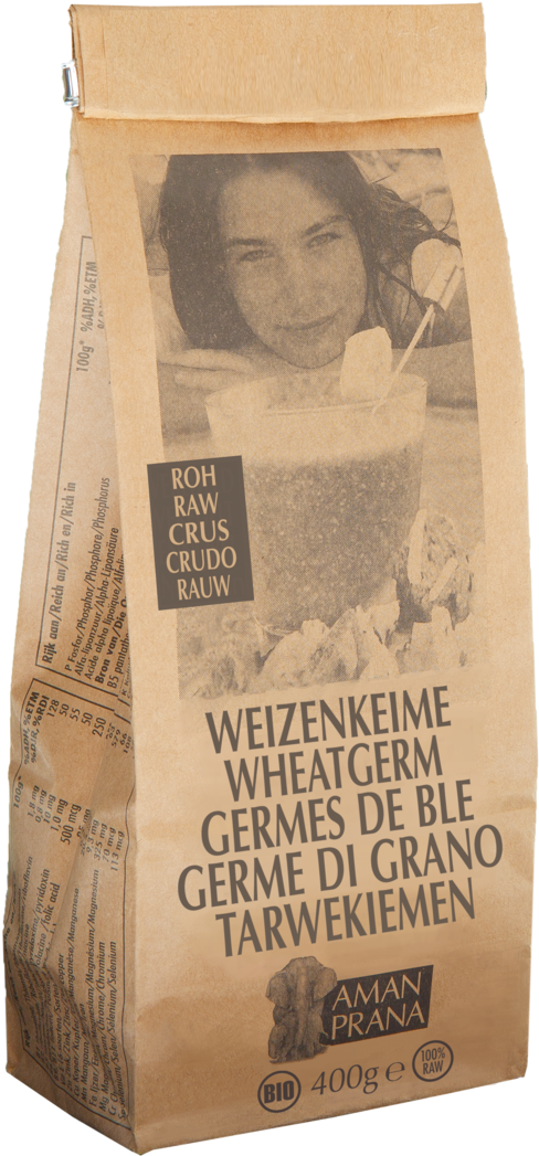 Download Amanprana Wheat Germs Raw 400gr - Germe De Blé Amanprana (529x1080), Png Download