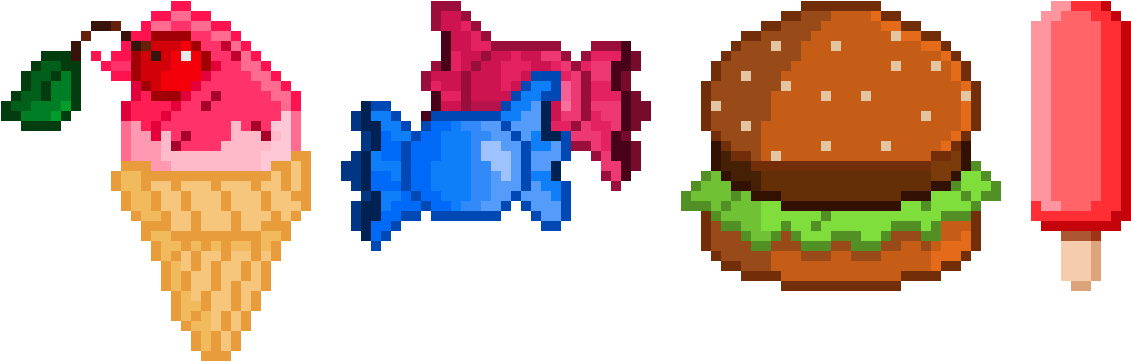 Cute Food Stuff - Food (1250x480), Png Download