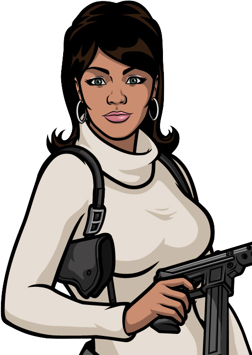Aisha Tyler Lana Kane (514x765), Png Download