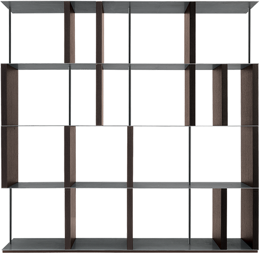 Spacers In Metal Rod And Shelves In Natural Sheet Iron, - Jesse Manhattan (1200x758), Png Download