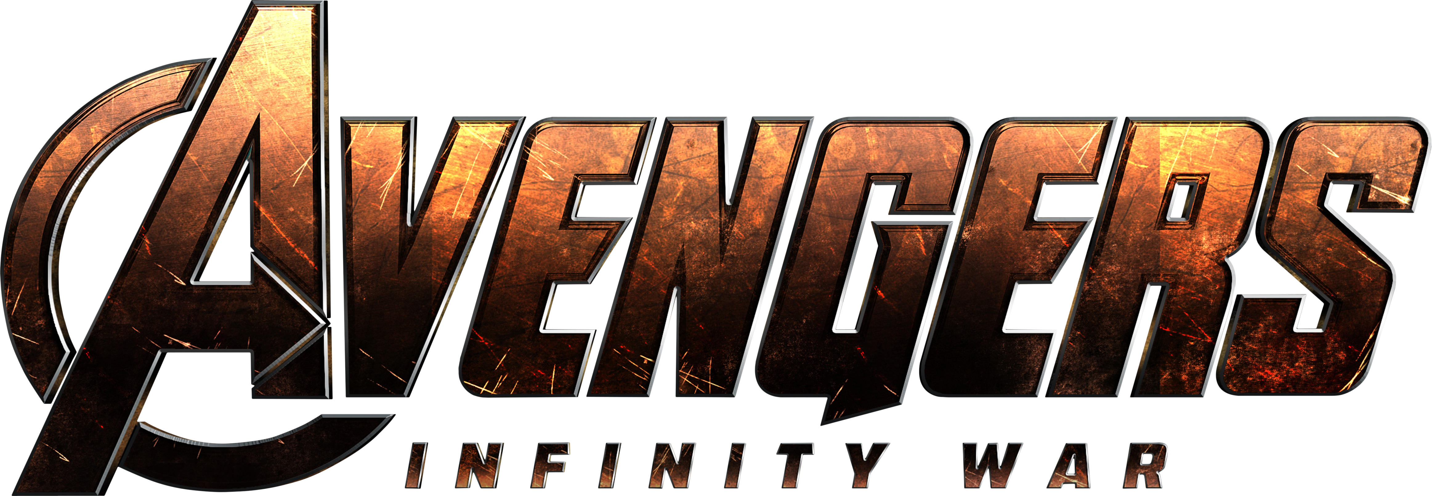 004 - Avengers Infinity War Logo Png (4650x1613), Png Download