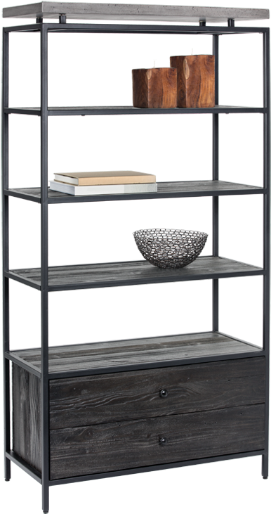 Sunpan Norwood Bookcase (1000x800), Png Download