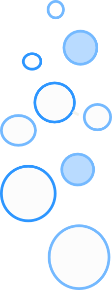 Blue Bubbles Clip Art Vector Clip Art Online Royalty - Brown Bg, Blue Border Circle Cc (228x588), Png Download