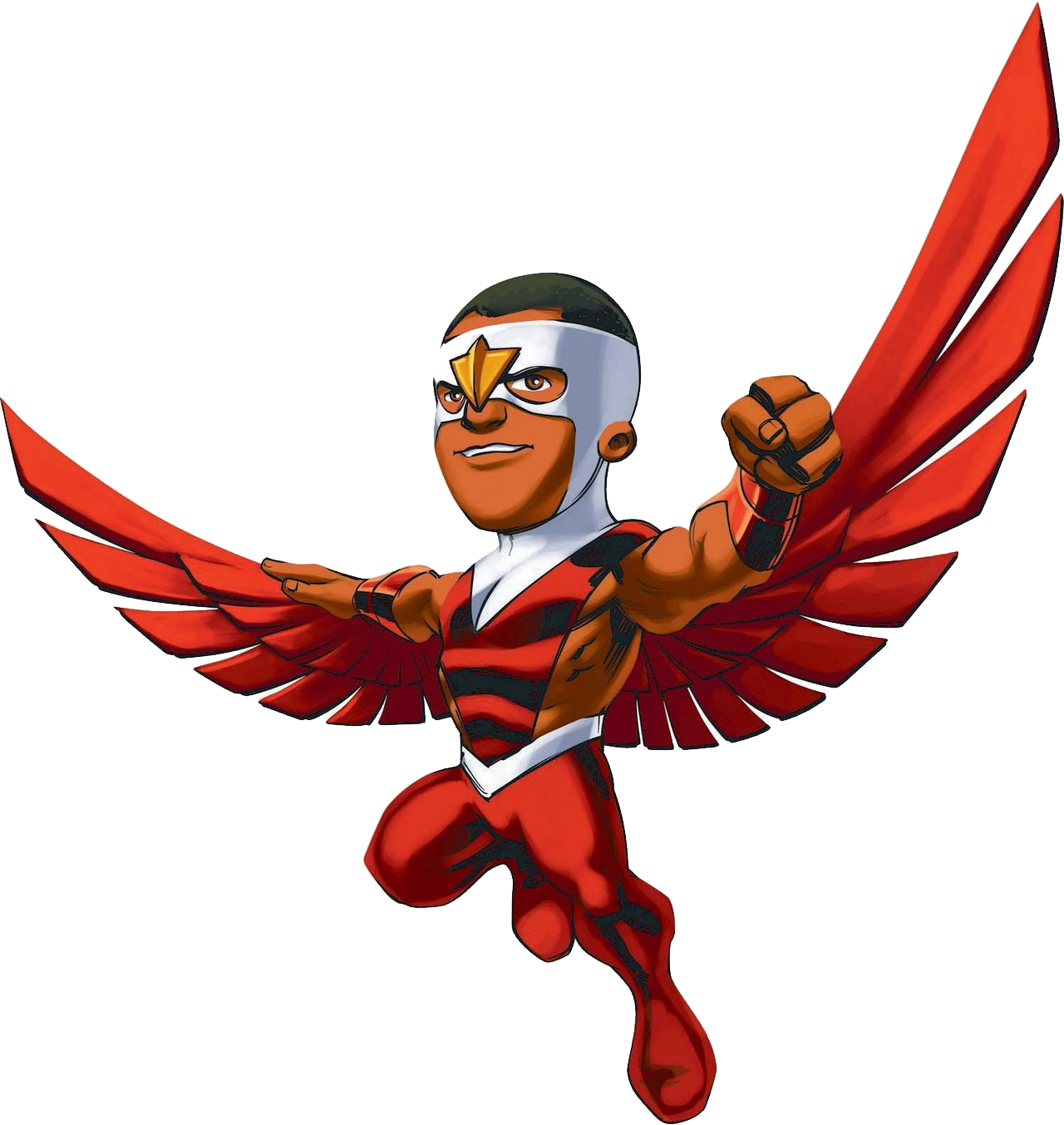 Marvel Squad Etiquetas Para Candy Bar Imprimir - Falcon Marvel Super Hero Squad (1280x1353), Png Download