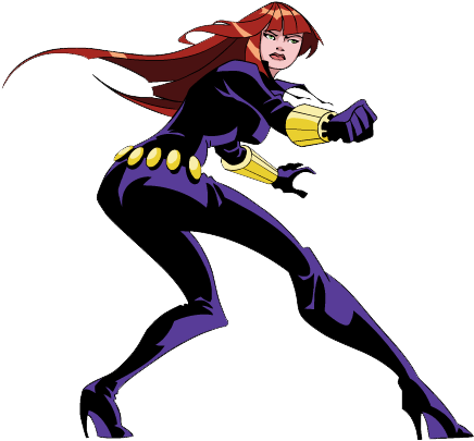 Avengers Heroes Clipart - Marvel Avengers Earth's Mightiest Heroes Black Widow (446x420), Png Download