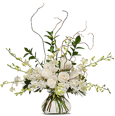 White Elegance - Bouquet (368x460), Png Download