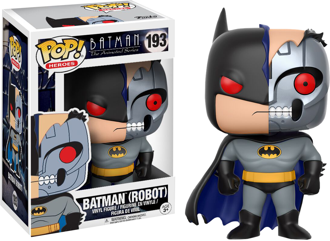 Batman - - Robot Batman Funko Pop (1085x792), Png Download