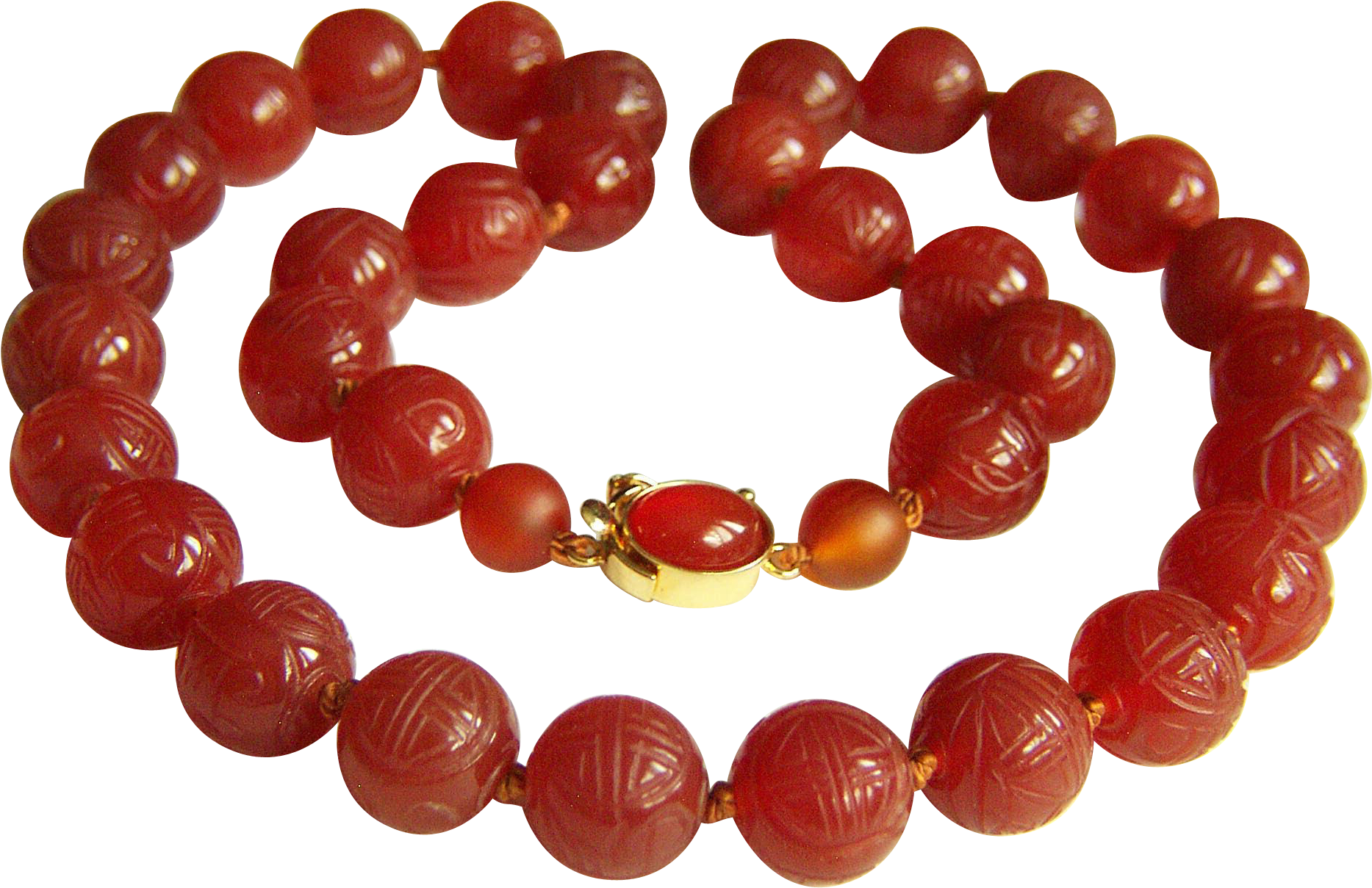 This Is An Amazing With Vintage Chinese Carved Shou - Amazing Sterling Silver Necklace Of Vintage Chinese (1866x1866), Png Download