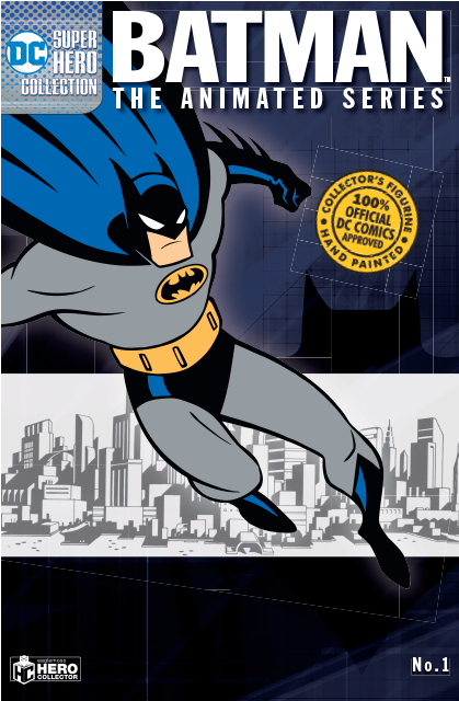 Magazine - Batman: The Animated Series Joker Figure With Collector (836x639), Png Download