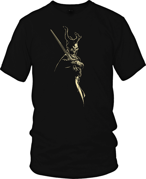 Kier Shadow Series T-shirt Apparel - - Black Small (480x588), Png Download