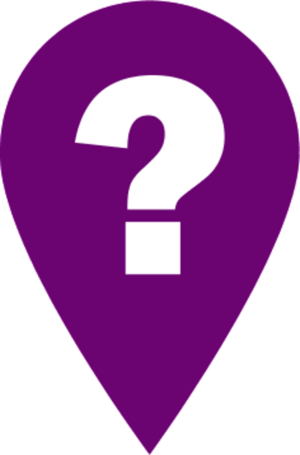 Red Help Icon - Question Icon Purple (600x908), Png Download