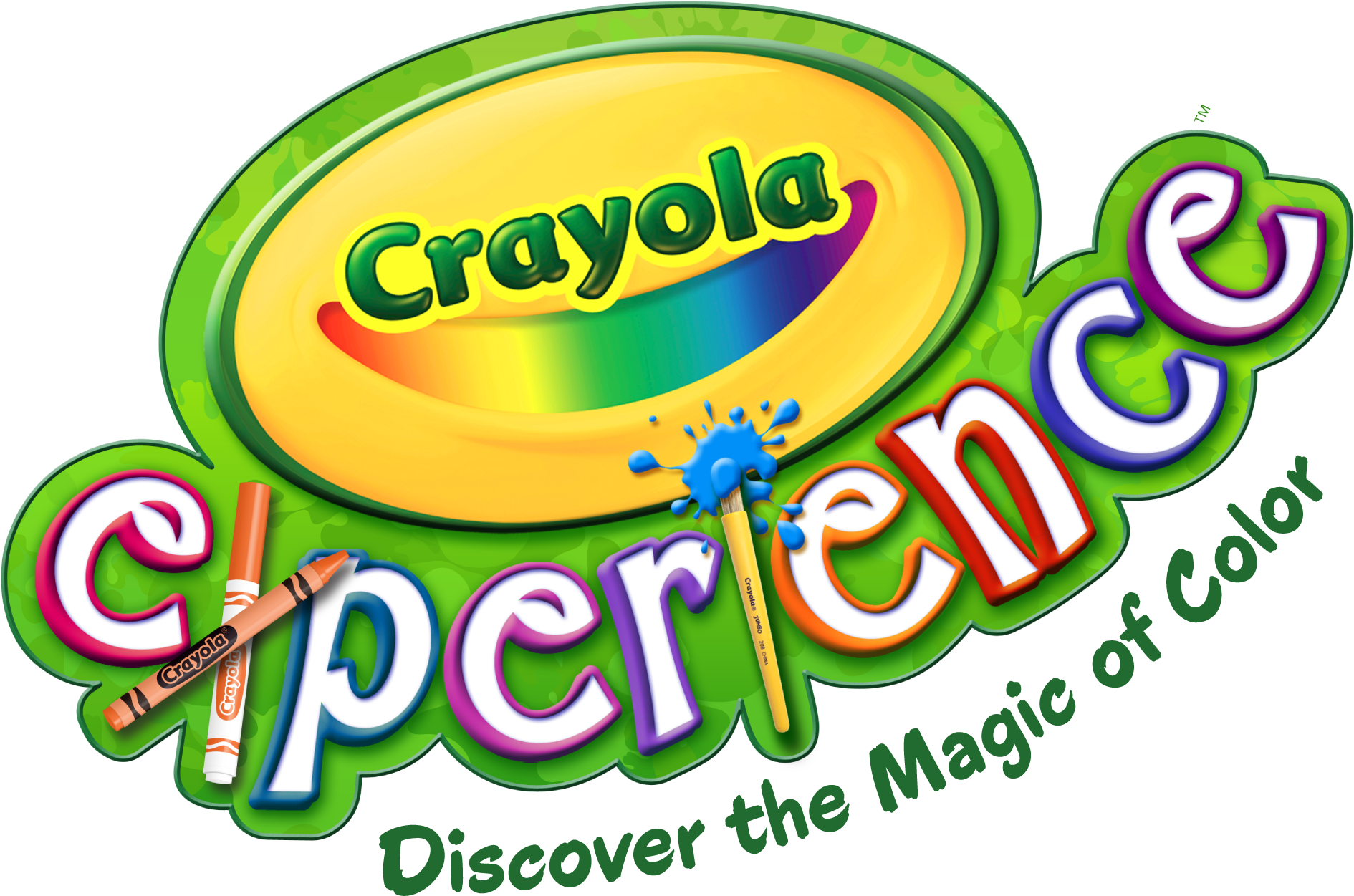 Crayola Logo - → - Crayola Experience Orlando (2398x1878), Png Download