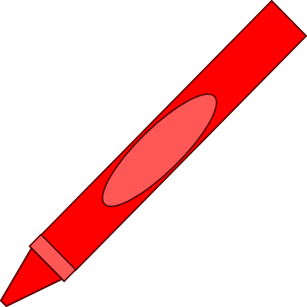 Red Crayon Clipart - Flag With Red Stripe (600x600), Png Download