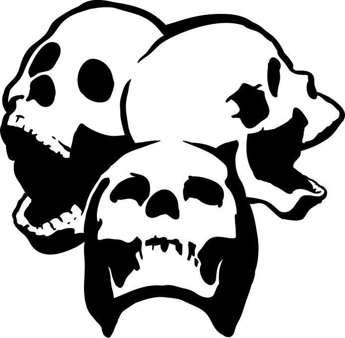 3 Skull Shaman Stencil - Skull Stencils (694x680), Png Download