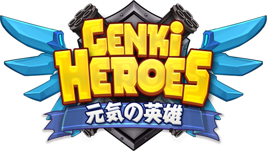 Genki Heroes Logo (531x300), Png Download