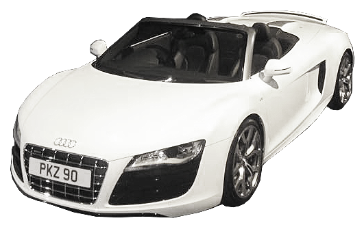 Audi R8 Spyder V10 - Cut Out Car Png (570x360), Png Download