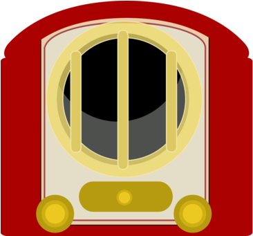 Microphone Radio Receiver Antique Radio Radio Wave - Clip Art (600x340), Png Download