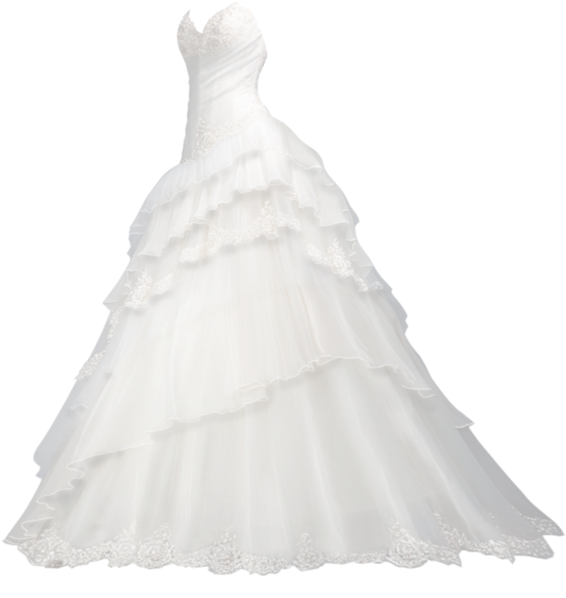 White Dress By - Dress (850x939), Png Download