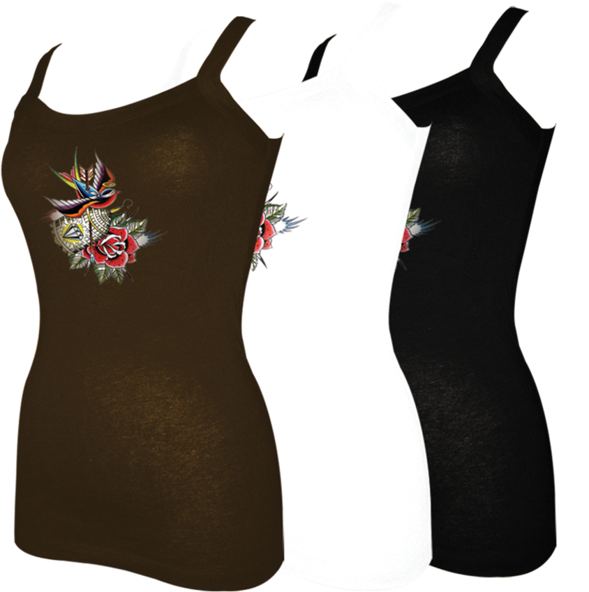 Draven Girls Bird Cage Tank - Active Tank (1024x1024), Png Download