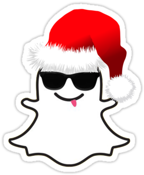 Snapchat Christmas Logo Png (375x360), Png Download