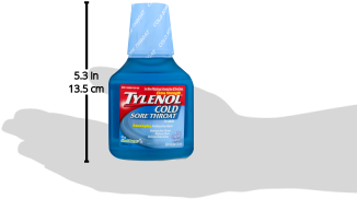Tylenol Cold Sore Throat Liquid Daytime Cool Burst - Tylenol (400x400), Png Download