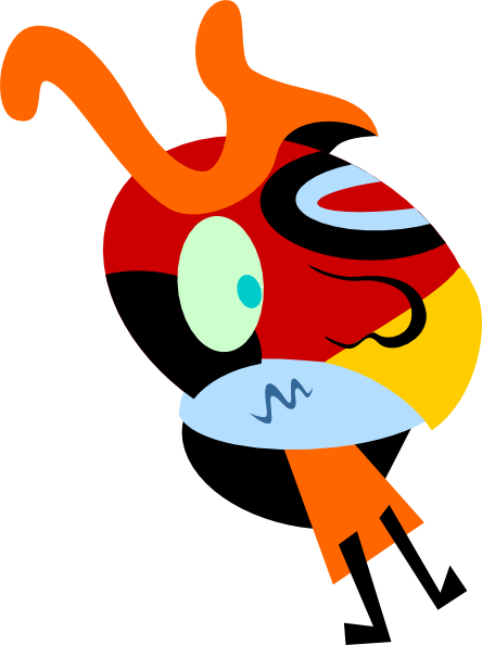 Cartoon Alien Character Svg Clip Arts 444 X 594 Px (444x594), Png Download