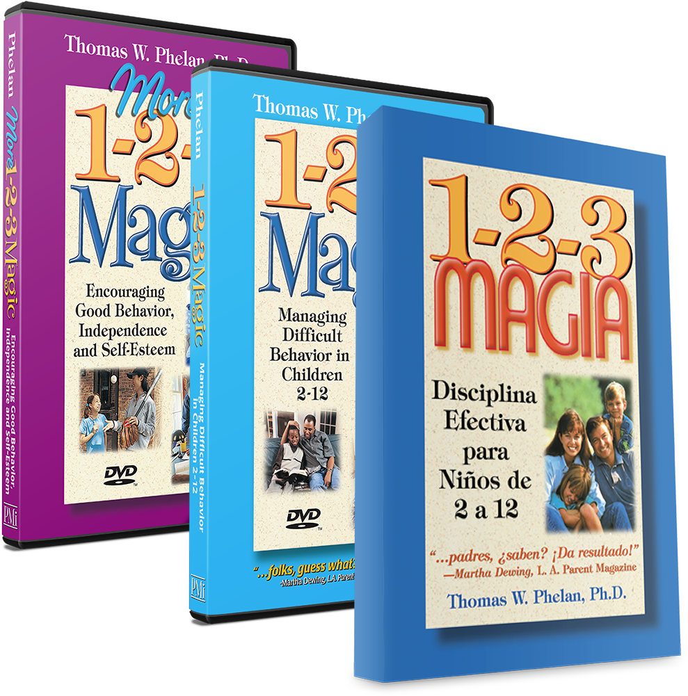 123magic Spanish Complete Book Dvd Package - More 1-2-3 Magic By Phelan T & Thomas W. Phelan (1000x1000), Png Download