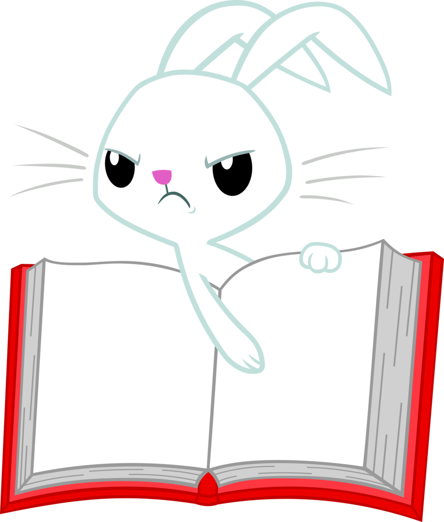 Angel Bunny, Angel's Magic Book, Artist - I M Blank (871x1024), Png Download