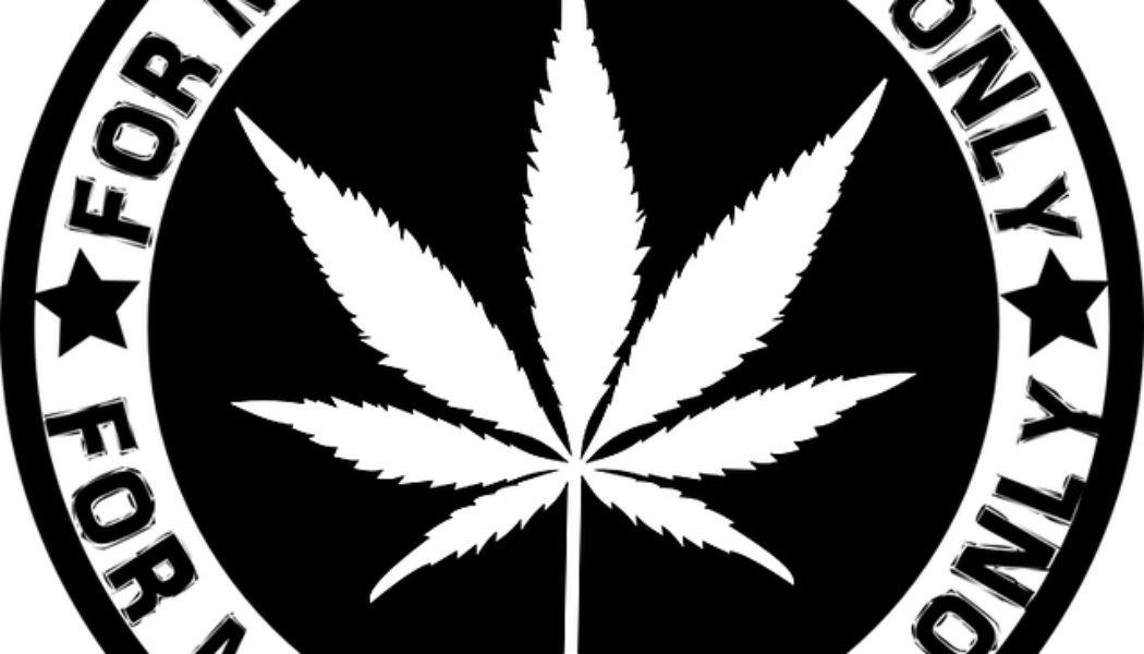 Medical Marijuana - Medical Marijuana Black And White (1050x600), Png Download