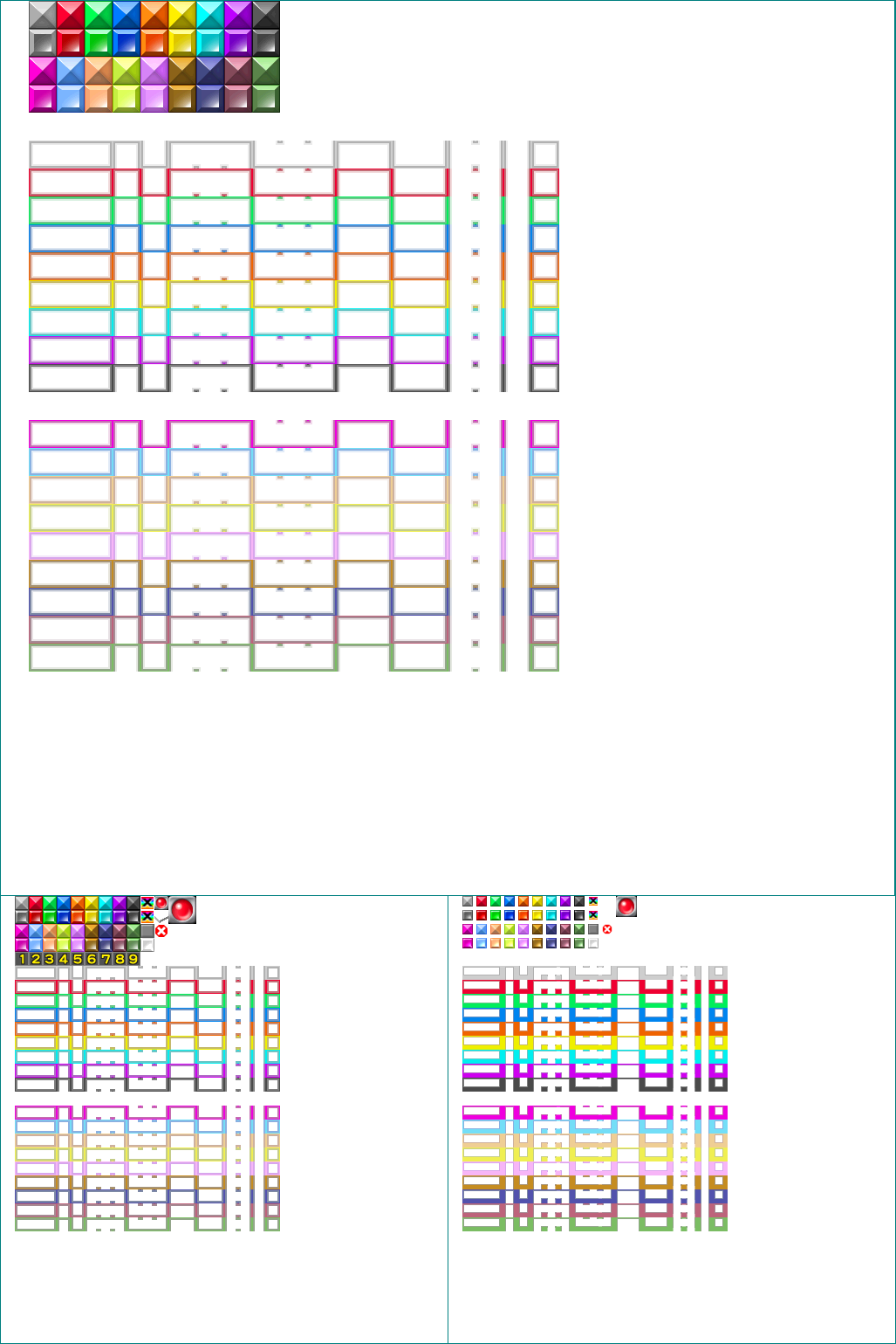 Click For Full Sized Image Blocks - Tetris Party (1027x1539), Png Download