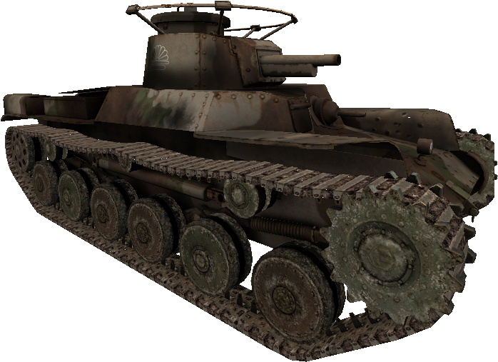 Type 97 Destroyed Model Waw - Call Of Duty World At War Japanese Tank (746x514), Png Download
