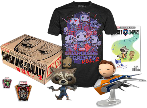 Marvel Collector Corps - Marvel Collector Corps Guardians Vol 2 (514x379), Png Download