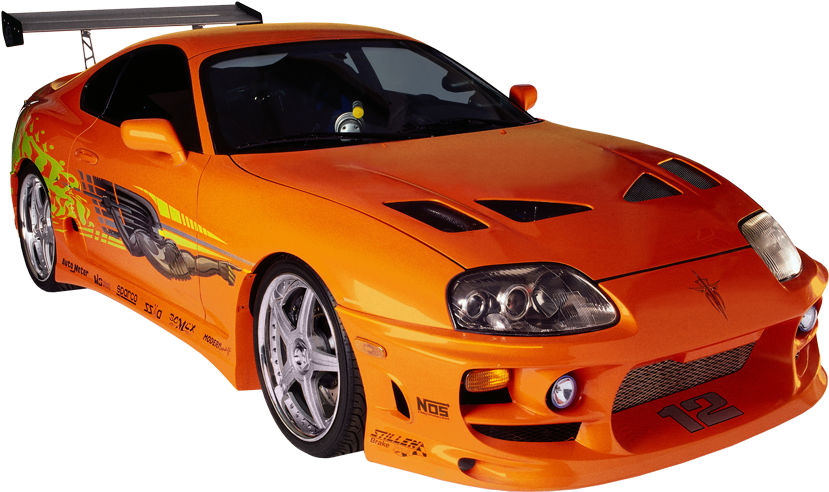 #15 Toyota Supra - Fast And Furious Live Supra (840x627), Png Download