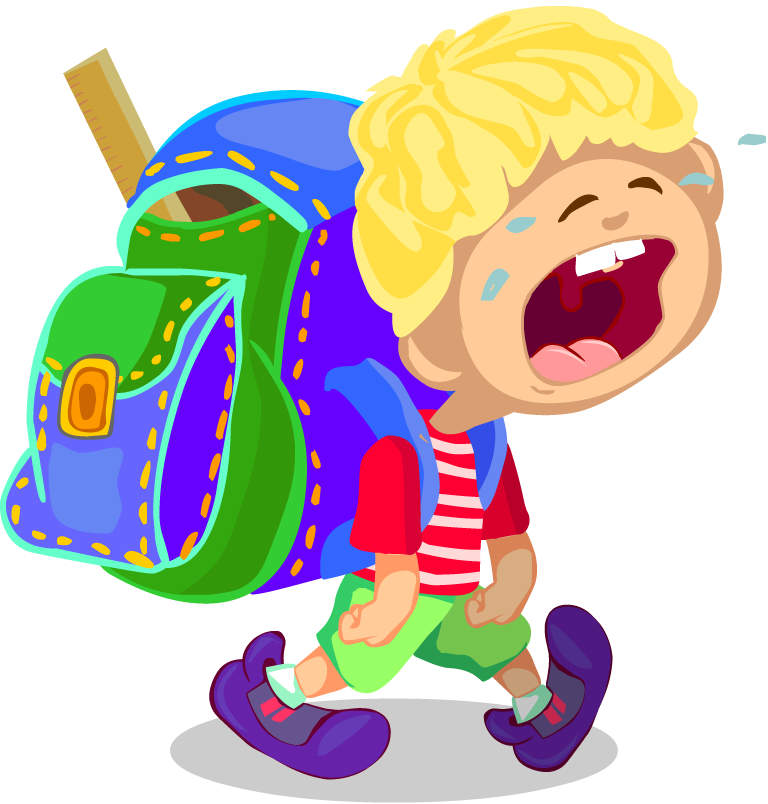 Blanket Clipart Anxious Kid - Separation Anxiety Clip Art (768x804), Png Download