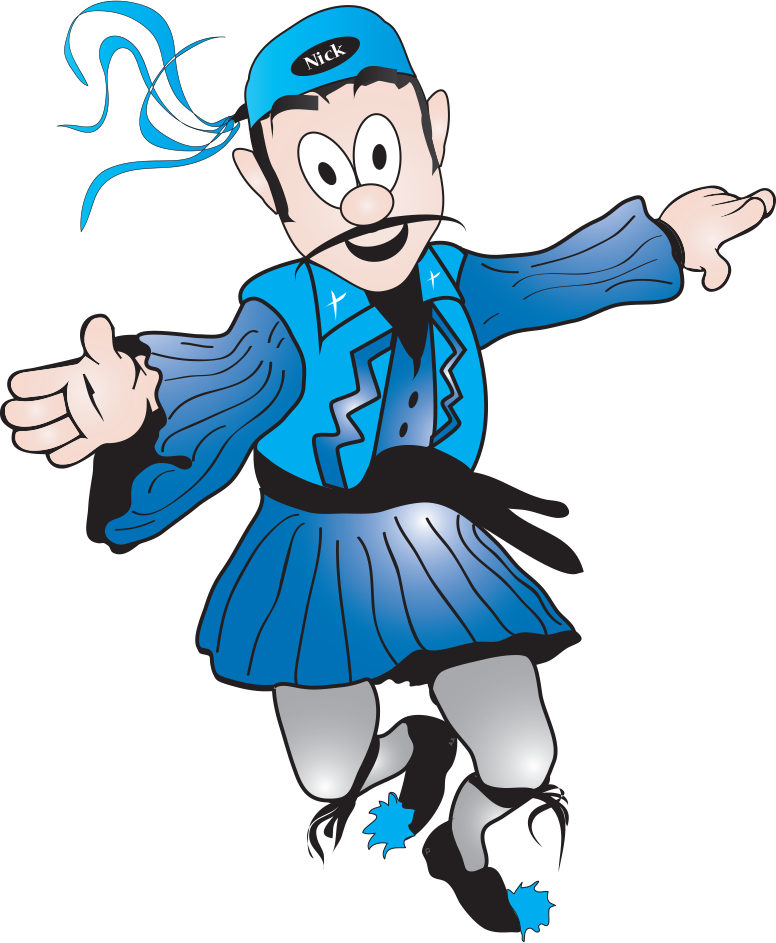 Our Sponsors - Greek Dancing Cartoon (776x943), Png Download