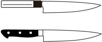 Petty - Kitchen Knife (480x480), Png Download