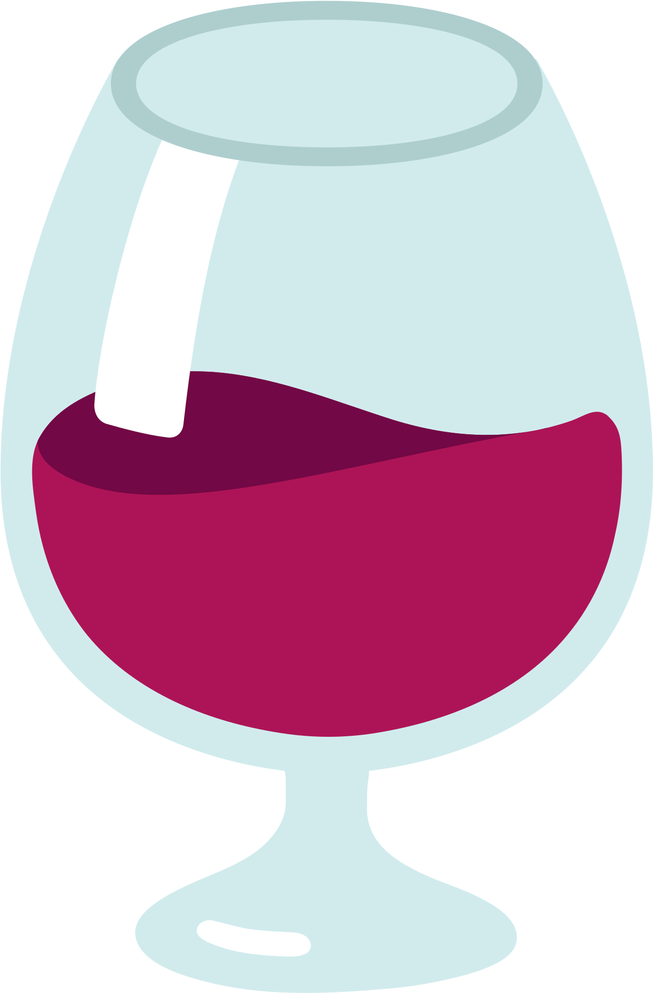 Open - Wine Glass Emoji Png (2000x2000), Png Download