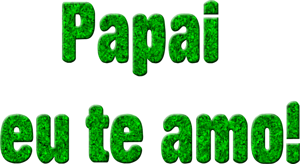 Papai Eu Te Amo - Alfabeto Decorativo Eu Te Amo (988x540), Png Download