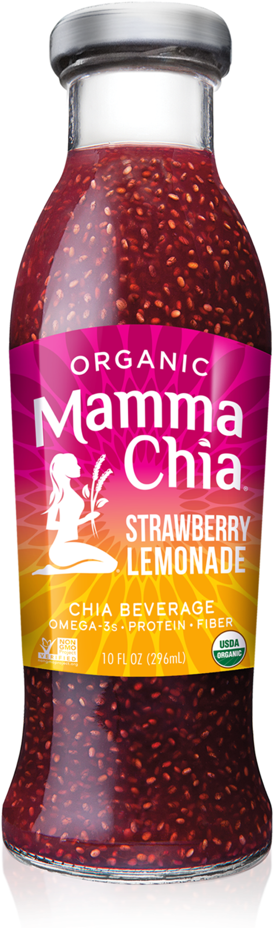 Png, 672 X - Mamma Chia Organic Strawberry Lemonade (672x1900), Png Download