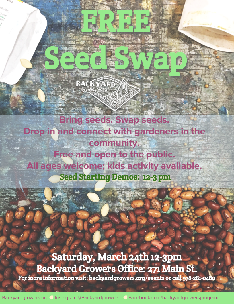 Updated Seed Swap Flyer - Seed Swap (816x1056), Png Download