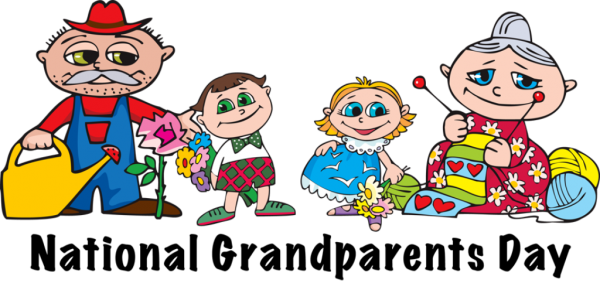 Beautiful Pic Of Grandparents Day - National Grandparents Day (600x283), Png Download