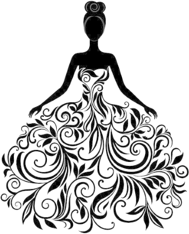 Silhouette 6 (391x475), Png Download