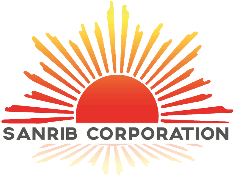 #sanribcorporation Hashtag On Twitter - Rising Sun Sun Rise Logo (1200x927), Png Download