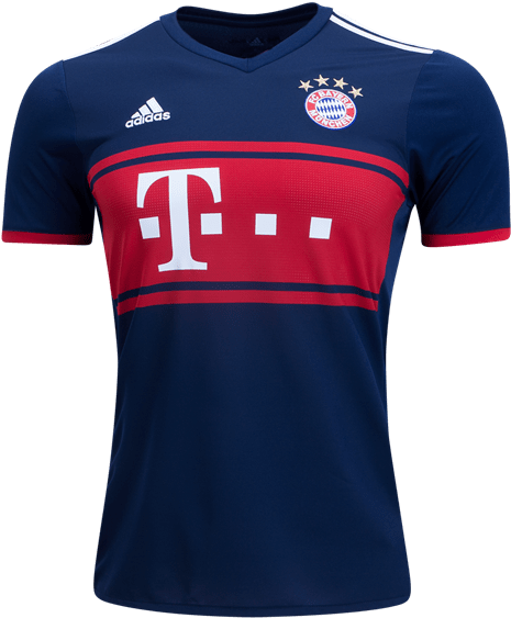 Bayern Munich 17/18 Away Jersey - Bayern Munich (550x550), Png Download
