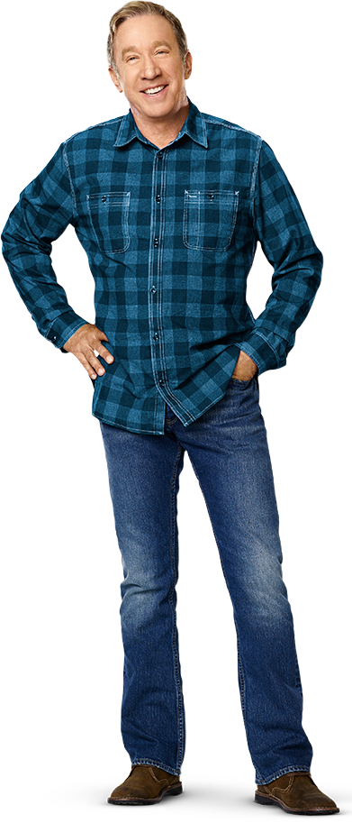 Tim Allen As Mike Baxter - Last Man Standing Mike (391x913), Png Download